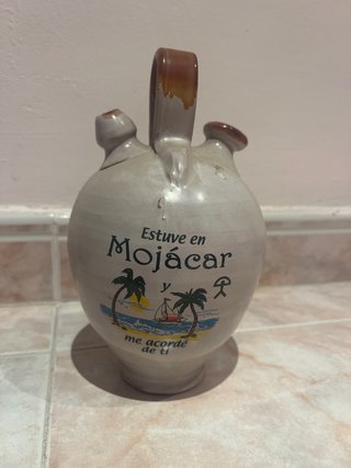 Botijo de Mojácar con dibujo