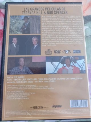 8 DVDs con Películas Terence Hill y Bud Spencer