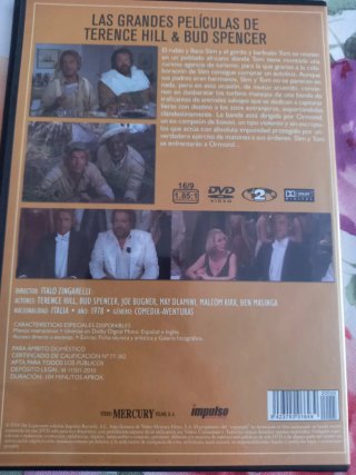 8 DVDs con Películas Terence Hill y Bud Spencer