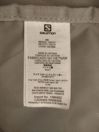 Mochila deportiva Salomon verde oliva
