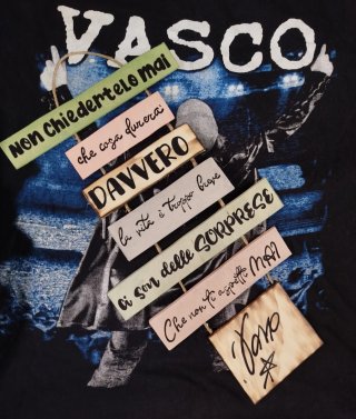 Targa Vasco Rossi in Legno