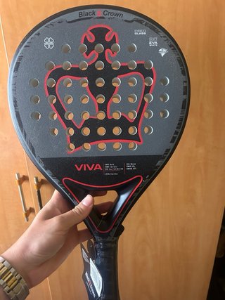 Pala de pádel Black Crown VIVA