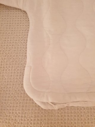 Sudadera Etam acolchada blanca rota XS