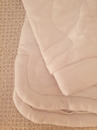 Sudadera Etam acolchada blanca rota XS