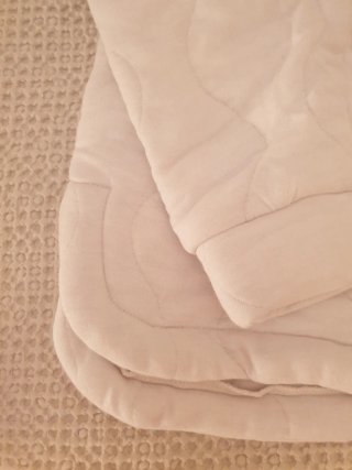Sudadera Etam acolchada blanca rota XS