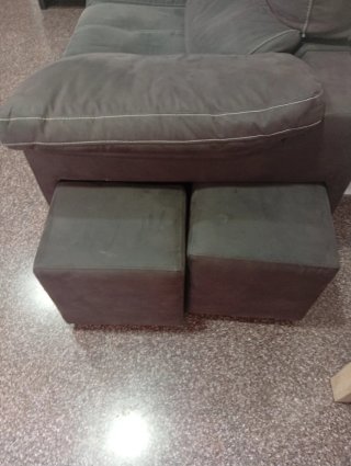 Sofá Chaise Longue Marrón