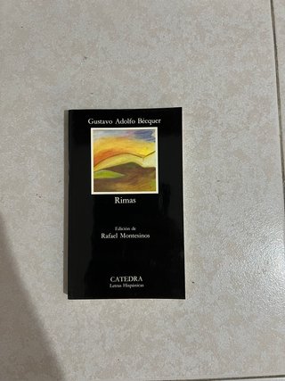 Rimas - Gustavo Adolfo Bécquer - Cátedra
