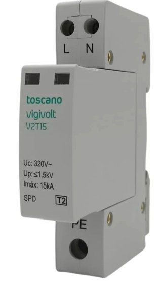 Protector Sobretensiones Toscano Vigivolt V2T15