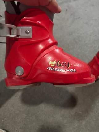 Esquís y botas niño