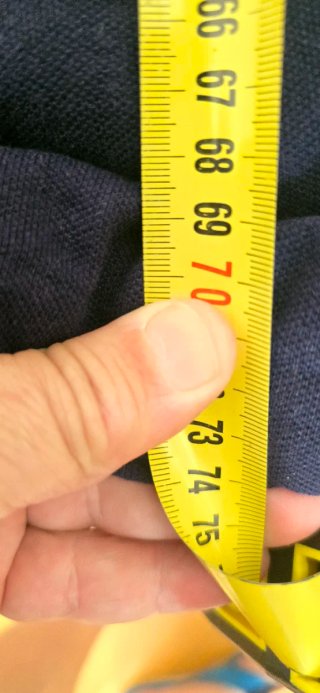 Polo Lacoste Talla 7 Azul y Beige