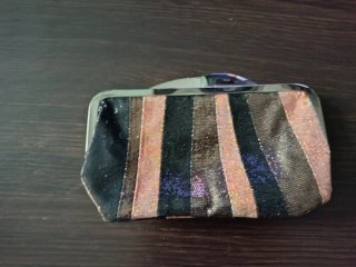 Bolso clutch de fiesta brillante, cartera de mano