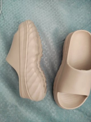 Chanclas Beige Talla 37