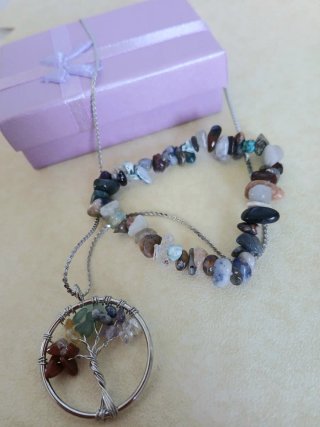 Conjunto 7 Chakras Piedras Naturales Collar Pulser