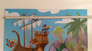 Puzzle Piratas Cofre 48 Piezas (51x37 cm)