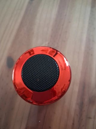Altavoz SOGO Rojo y Plateado