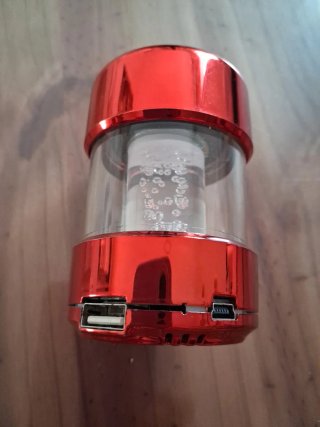Altavoz SOGO Rojo y Plateado