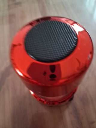 Altavoz SOGO Rojo y Plateado