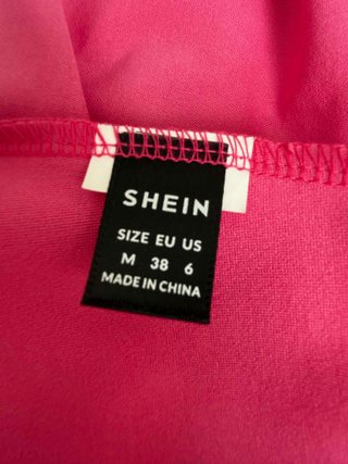 Top fucsia corto con spalline - Taglia M