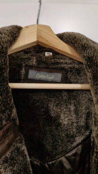Abrigo Piel Leather Soul Marrón