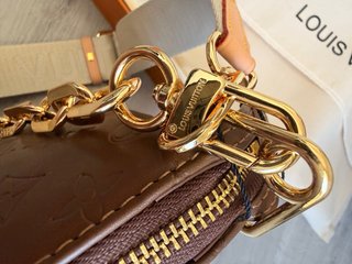Louis Vuitton Coussin MM Marrón y Dorado