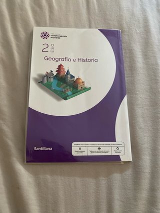 Libro geografía e historia 2 eso Santillana
