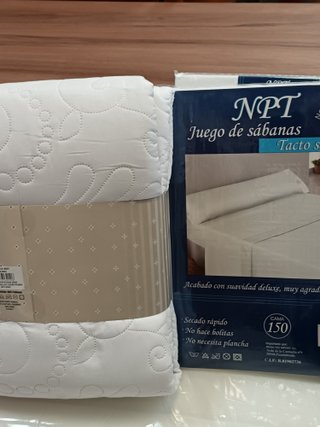 Juego de sábanas y colcha bouti 150
