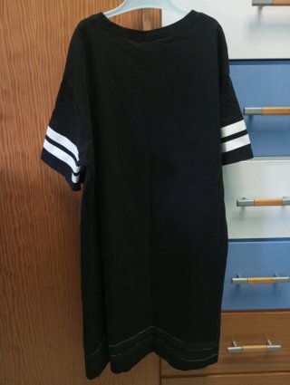 Camiseta larga New York 98 negra