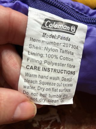 Saco de dormir Coleman morado
