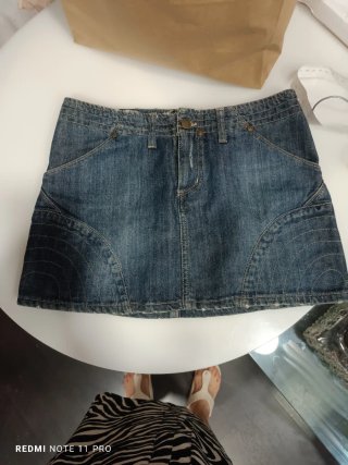 Gonna jeans donna blu