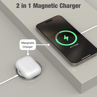Cargador inalámbrico magnético USB C iPhone