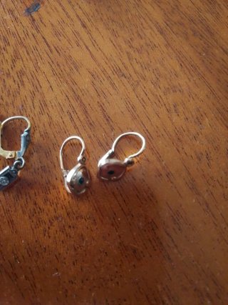 Pendientes antiguos años 40.