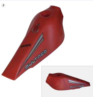 Depósito Bultaco Sherpa 350 mod 199 y 199 a