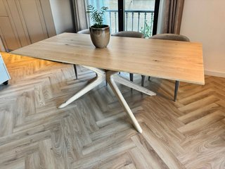 Mesa comedor roble blanqueado
