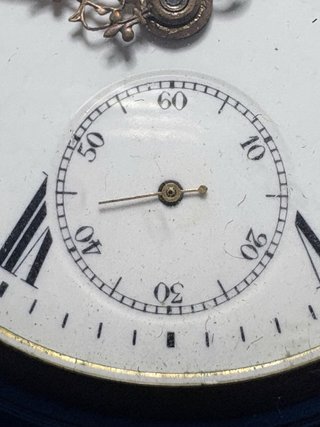 Reloj de bolsillo plata ROSKOPF PATENT