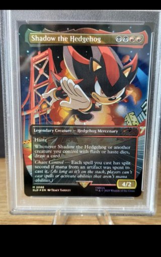 MTG Sonic Shadow Foil PSA 9 Secret Lair