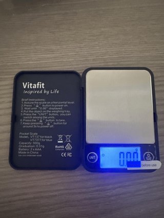 Báscula Digital Precisión Bolsillo Vitafit