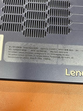 Consola Lenovo Legion Go S 8ARP1 Ryzen Z2 #0HENRC