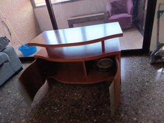 Mesa de TV moderna madera 100*54