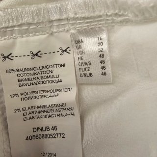 Pantalon  blanco mujer