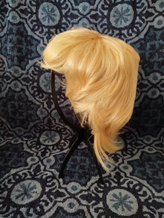 Peluca pelo natural rubia