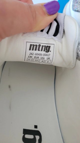 Zapatillas Mustang Mujer Talla 39 Blancas