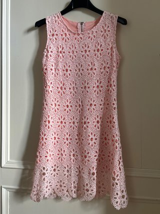 Vestito rosa pizzo 12 anni
