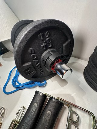 Mancuernas Domyos + Discos + Bandas (KIT)