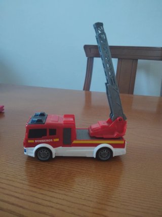 Coche Bomberos Juguete Escalera Extensible