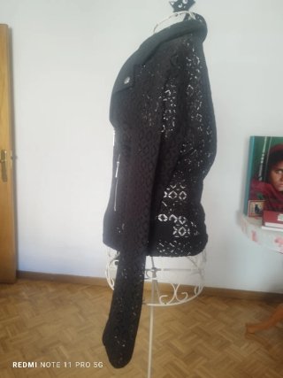 Cazadora Zara encaje negro