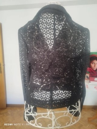 Cazadora Zara encaje negro
