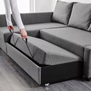 Sofá cama chaise longue 3 plazas FRIHETEN IKEA