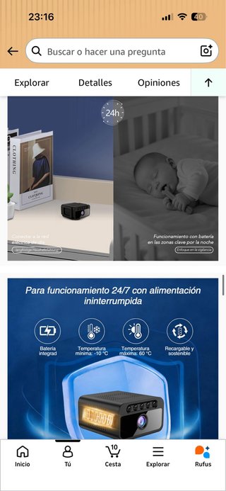Camara Espia 4K Mini WiFi
