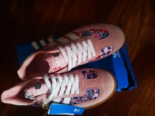 Zapatillas Adidas Flores Rosas