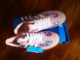 Zapatillas Adidas Flores Rosas
